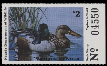 Scan of 1982 Nevada Duck Stamp MNH VF