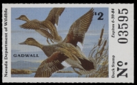 Scan of 1983 Nevada Duck Stamp MNH VF