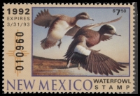 Scan of 1992 New Mexico Duck Stamp MNH VF