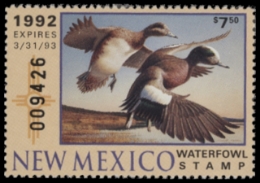 Scan of 1992 New Mexico Duck Stamp MNH VF