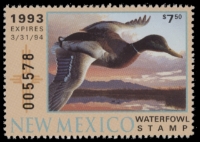 Scan of 1993 New Mexico Duck Stamp MNH VF