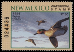 Scan of 1994 New Mexico Duck Stamp MNH VF