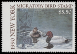 Scan of 1990 New York Duck Stamp MNH VF