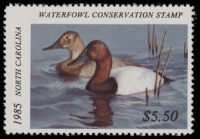 Scan of 1985 North Carolina Duck Stamp MNH VF