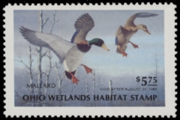 Scan of 1983 Ohio Duck Stamp MNH VF