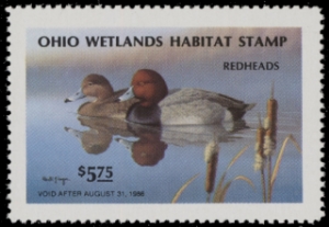 Scan of 1985 Ohio Duck Stamp MNH VF