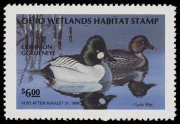 Scan of 1988 Ohio Duck Stamp MNH VF