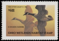 Scan of 1989 Ohio Duck Stamp MNH VF