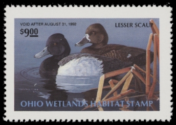 Scan of 1991 Ohio Duck Stamp MNH VF