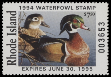 Scan of 1994 Rhode Island Duck Stamp MNH VF