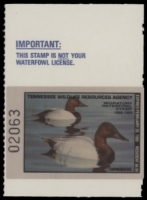 Scan of 1988 Tennessee Duck Stamp MNH VF