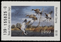 Scan of 1989 Texas Duck Stamp MNH VF