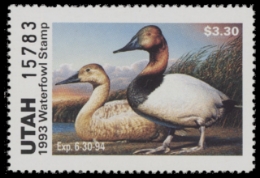 Scan of 1993 Utah Duck Stamp MNH VF