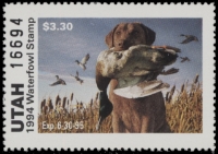 Scan of 1994 Utah Duck Stamp MNH VF