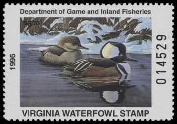 Scan of 1996 Virginia Duck Stamp MNH VF