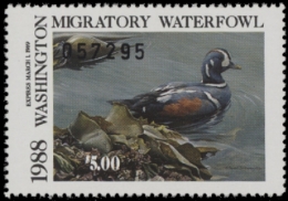 Scan of 1988 Washington Duck Stamp MNH VF