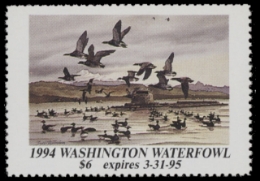 Scan of 1994 Washington Duck Stamp MNH VF