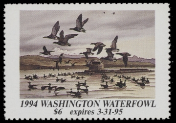 Scan of 1994 Washington Duck Stamp MNH VF