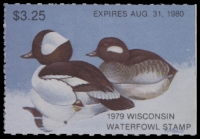 Scan of 1979 Wisconsin Duck Stamp MNH VF