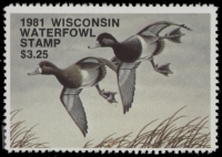 Scan of 1981 Wisconsin Duck Stamp MNH VF