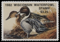 Scan of 1982 Wisconsin Duck Stamp MNH VF