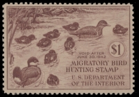Scan of RW8 1941 Duck Stamp  MNH F-VF