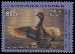 Scan of RW67 2000 Duck Stamp  MNH F-VF