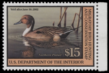 Scan of RW68 2001 Duck Stamp  MNH F-VF