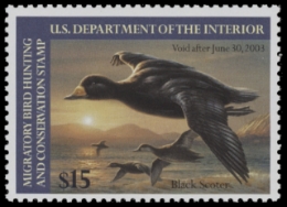 Scan of RW69 2002 Duck Stamp  MNH F-VF