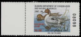 Scan of 1987 Alabama Duck Stamp MNH VF