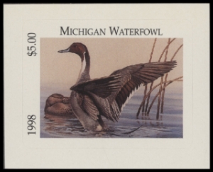 Scan of 1998 Michigan Duck Stamp MNH VF