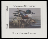 Scan of 1999 Michigan Duck Stamp MNH VF