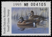Scan of 1995 North Dakota Duck Stamp MNH VF