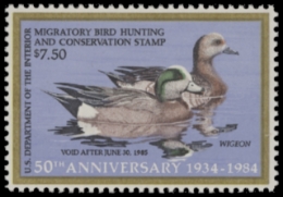 Scan of RW51 1984 Duck Stamp  MNH F-VF