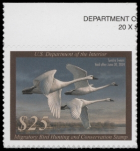 Scan of RW90 2023 Duck Stamp  MNH F-VF