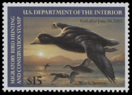 Scan of RW69 2002 Duck Stamp  MNH F-VF