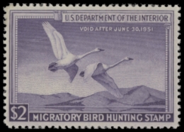 Scan of RW17 1950 Duck Stamp  MNH F-VF