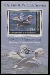 Scan of RW76B 2009 Duck Stamp  MNH F-VF