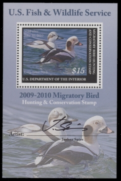 Scan of RW76B 2009 Duck Stamp  MNH F-VF