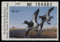 Scan of 1985 North Dakota Duck Stamp
