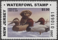 Scan of 1993 New Jersey Duck Stamp
