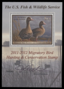 Scan of RW78B 2011 Duck Stamp  MNH F-VF