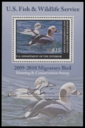 Scan of RW76B 2009 Duck Stamp  MNH F-VF