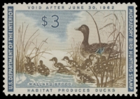 Scan of RW28 1961 Duck Stamp  MNH F-VF