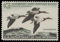Scan of RW32 1966 Duck Stamp  MNH F-VF