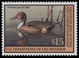 Scan of RW68 2001 Duck Stamp  MNH F-VF