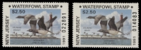 Scan of 1987 New Jersey Duck Stamps Error MNH VF