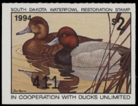 Scan of 1994 South Dakota Duck Stamp MNH VF
