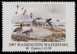 Scan of 1997 Washington Duck Stamp MNH VF