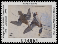 Scan of 1993 Oregon Duck Stamp MNH VF